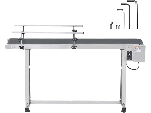 Belt Conveyor Length 59-Inch, PVC Conveyor Belt