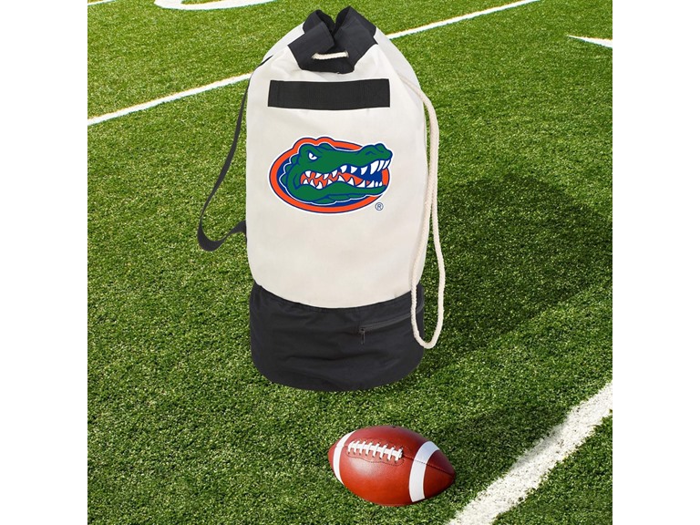 Smart Design Collegiate Heavy Duty Duffel Bag with Two Compartments 15 x 30 inch Canvas Officially Licensed Logo