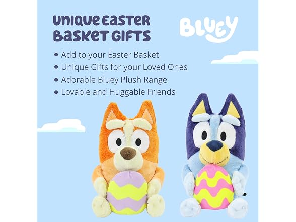 Animal Adventure | Bluey | 8.5" Bingo Plush with Easter Egg
