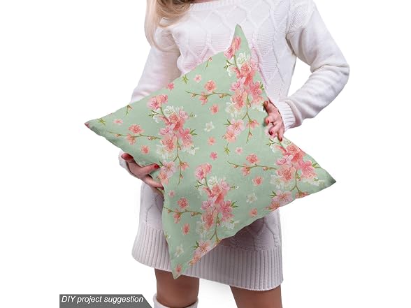 Ambesonne Shabby Flora Fabric by The Yard, Retro Spring