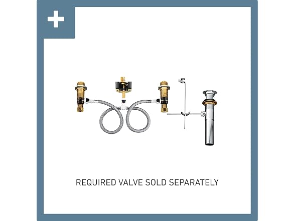 Moen Flara Brushed Gold Two Handle 8 in Faucet Trim Kit