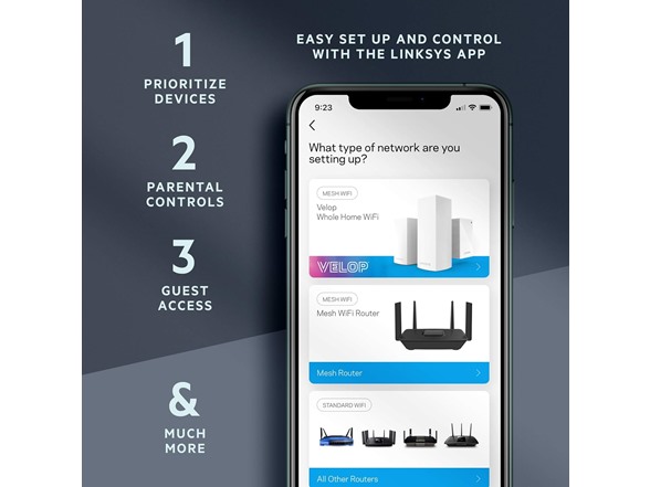 Linksys MR7350 Mesh Wi-Fi 6 Router