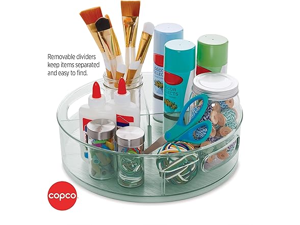 Copco Storage Turntable with Removable Dividers