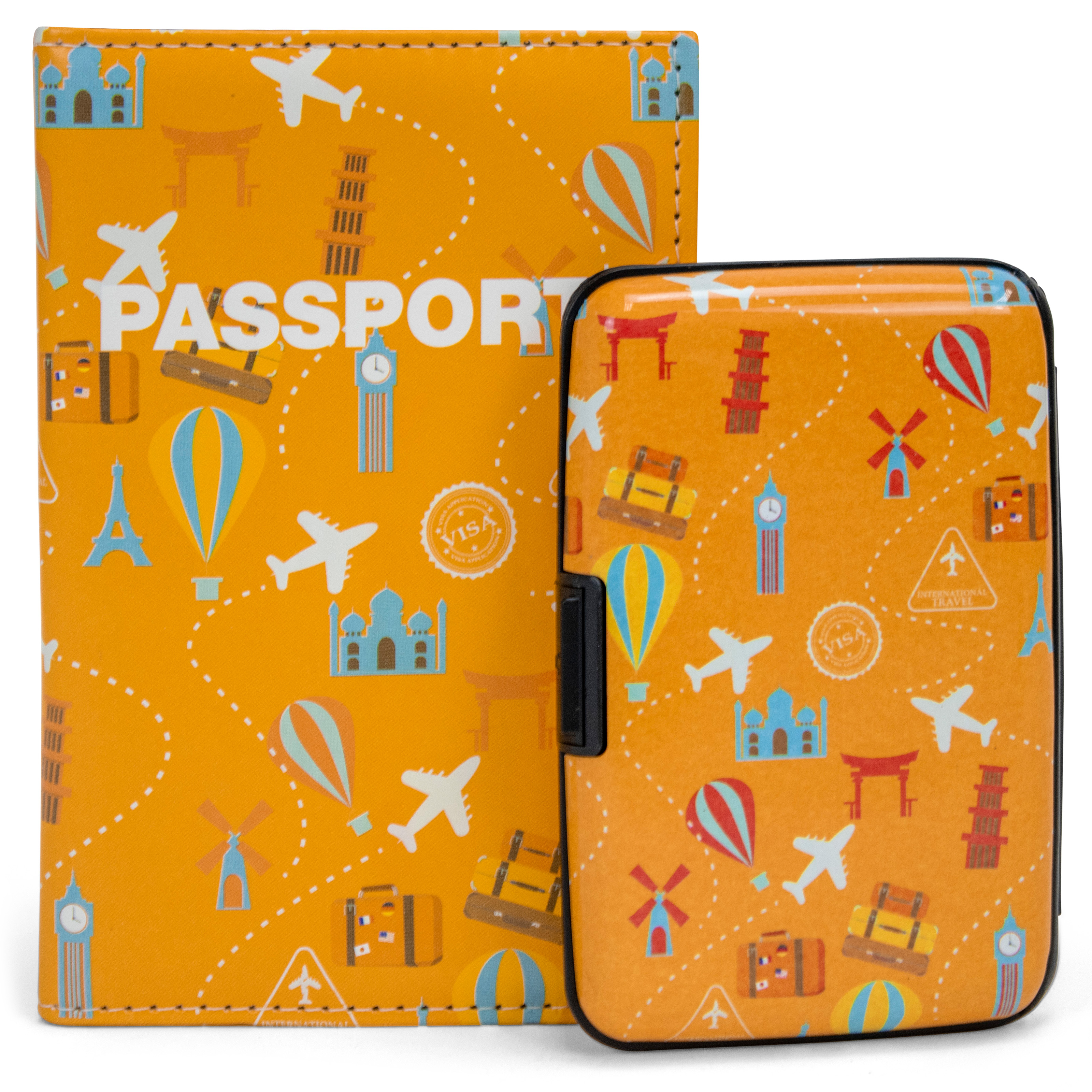RFID Wallet & Passport Cover Set - Gallery 42