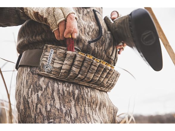 Cupped Waterfowl 25 Shotgun Shell Storage Belt