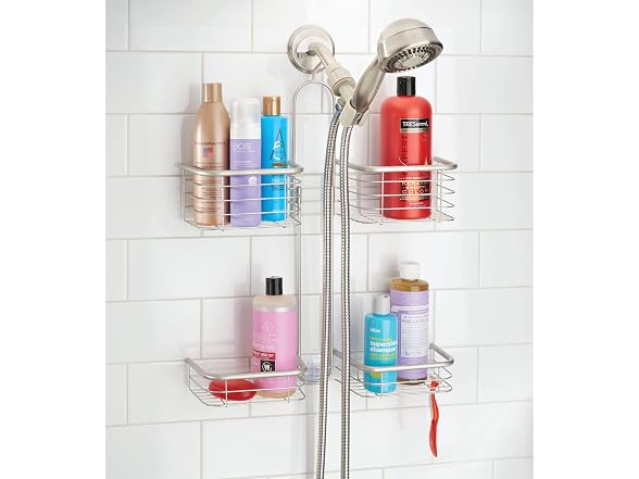 iDesign Hanging Handheld Shower Hose Caddy