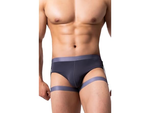 Men's Ice Silk Solid Bikini Briefs
