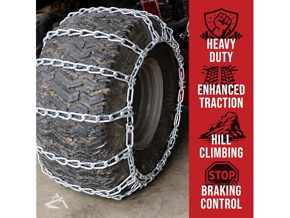 The ROP Shop | Pair 2 Link TIRE Chains Ride