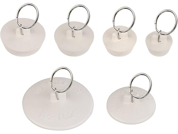 iFealClear 6 Pieces Drain Stopper, Rubber Sink Stopper - Gallery 9