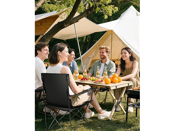 YSSOA Portable Folding Chair, 2-Pack