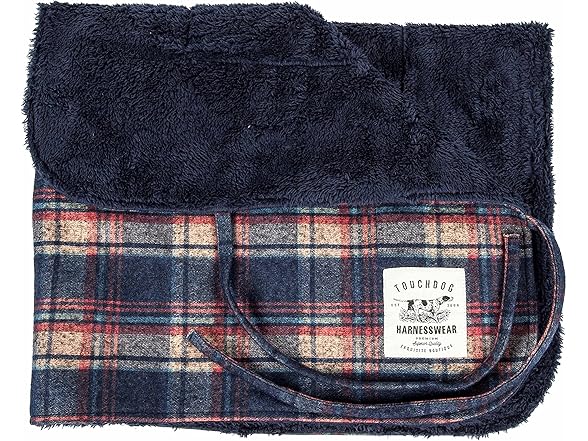 Pet Life ® Tartan Plaid Dog Coat and Mat