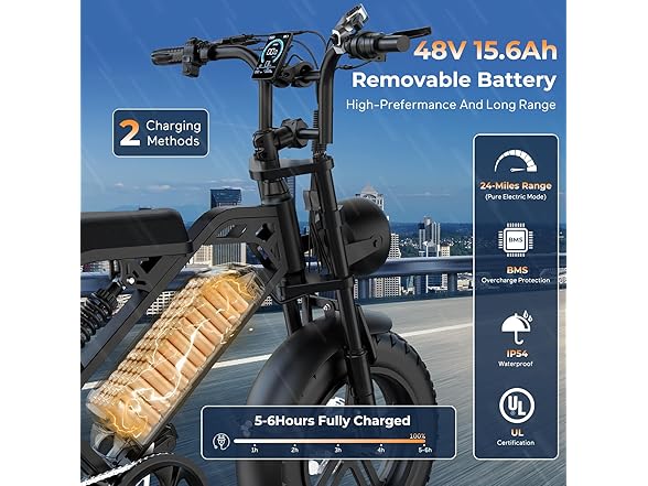 Tamobyke T16 E-Bike Teens Kids 7-Speed