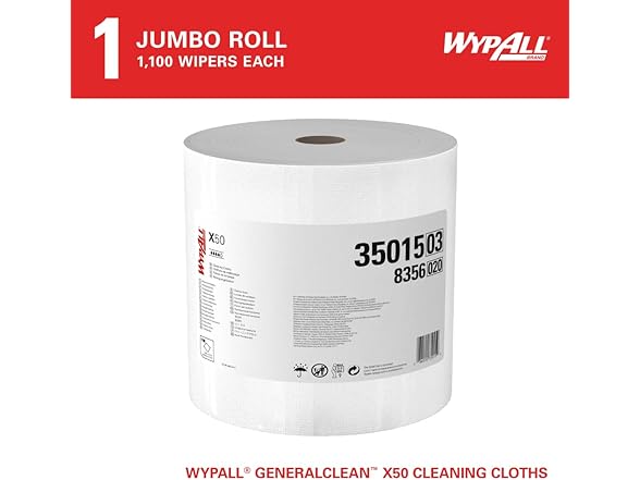 WypAll GeneralClean Cleaning Cloths,100 Sheets