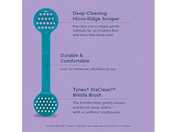 Radius Tongue Cleaner Scraper 3 Count Multi