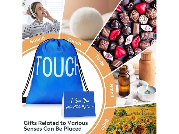 Bafeil 5 Senses Gift Bags 10pc Blue