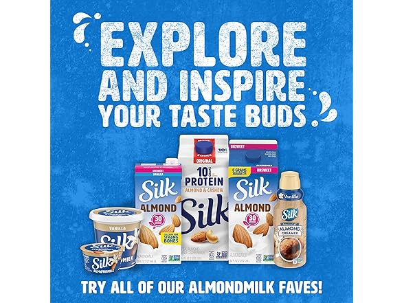 Silk Shelf-Stable Almondmilk, Unsweetened Vanilla, 1 qt.
