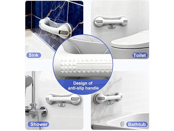 HJSDYLIN Grab Bars for Shower 2 Pack - Gallery 5