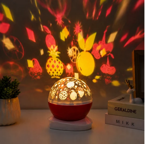 Merkury Fun Fruits Multi Colored LED Projector Night Light - Gallery 6