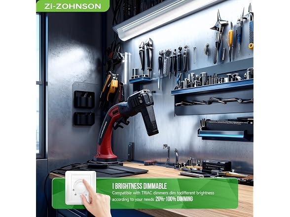 Zi-ZOHNSON Dimmable LED Shop Lights 4FT