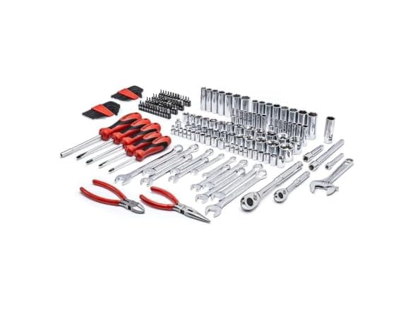 CRESCENT Mechanics Tool Set, 180Pc CTK180