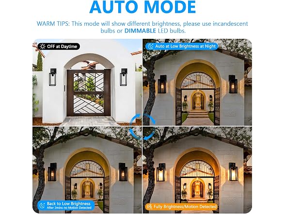 Lakumu 2-Pack Motion Sensor Wall