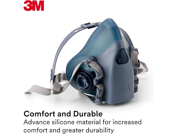 3M 7500 Half Facepiece Respirator Large