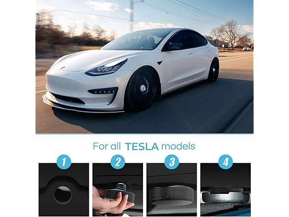 PLANGERA Tesla Jack Adapter - Model 3, S, Y, X 4pk