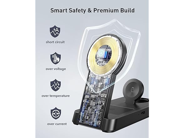 3 in 1 Magnetic Wireless iPhone Charging Station