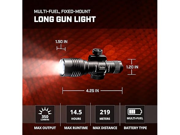StreamLight 350 Lumens ProTac Rail Mount Tactical Weapon Light