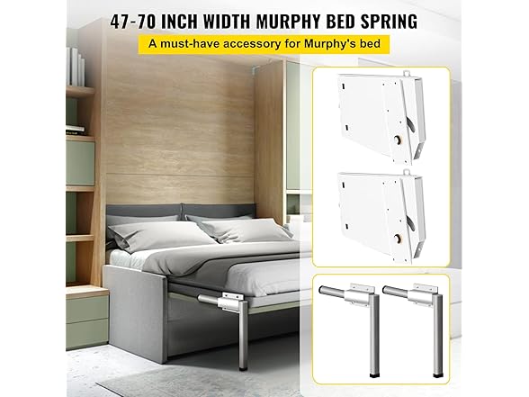 VEVOR Murphy Mounting Wall Springs Mechanism Heavy Duty Support Hardwa
