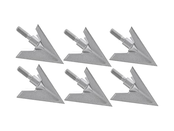JIANZD 6 Pack Hunting Broadhead Tips