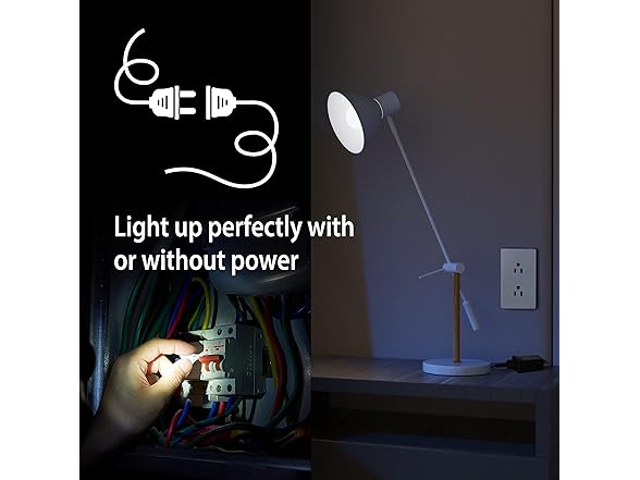 Rechargeable Emergency Light Bulb, 4 Pack