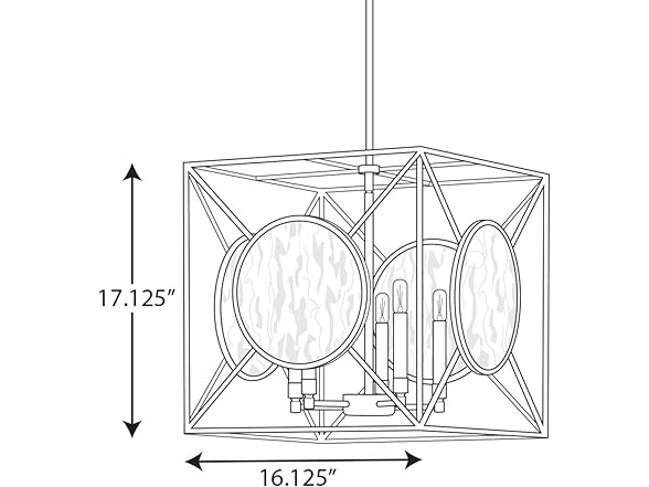 Cumberland 5-Light Pendant, Black