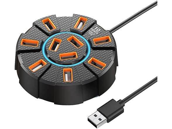 USB Station Expansion Dock 10 Port