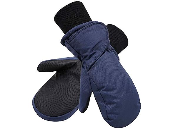 SimpliKids Boys' (2-3Y) Snow Mittens Navy