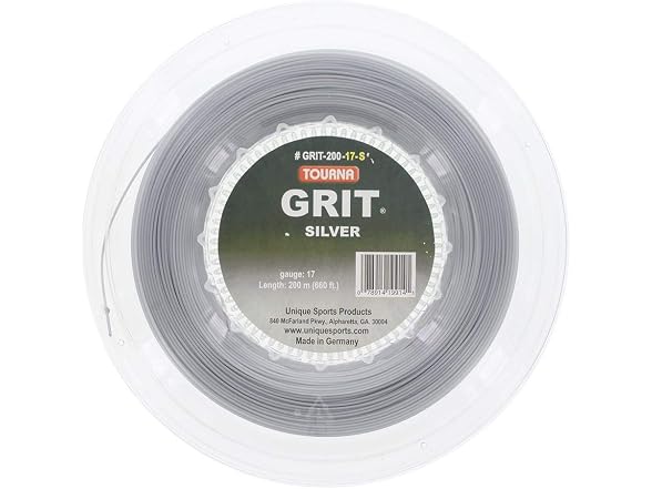 Tourna Grit Tennis String Reel Silver