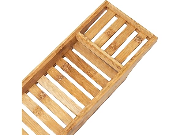 Mind Reader Bathtub Tray, Brown