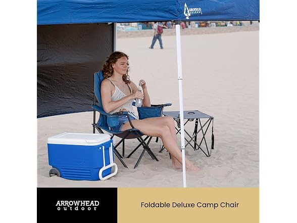 Arrowhead Outdoor Deluxe Folding Quad Chair