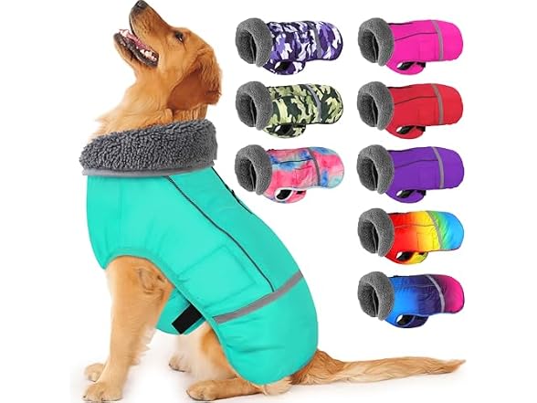 Dogcheer Warm Dog Coat, Waterproof Dog Jacket