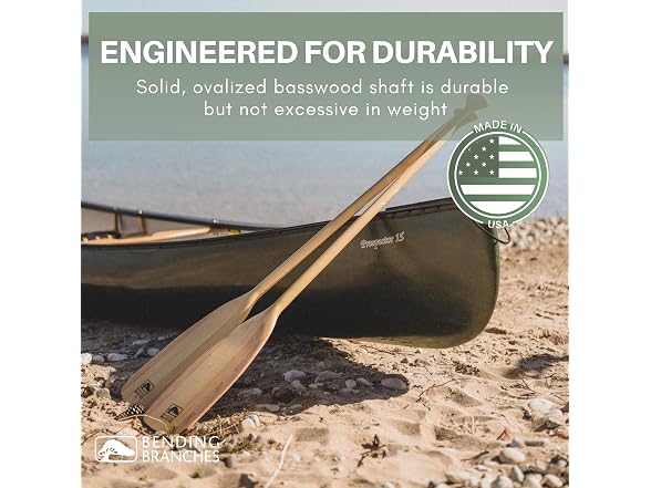 Bending Branches Loon Wood Canoe Paddle