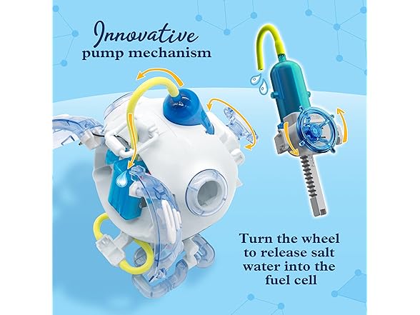 Thames & Kosmos Saltwater Fuel Cell Robot STEM Experiment Kit