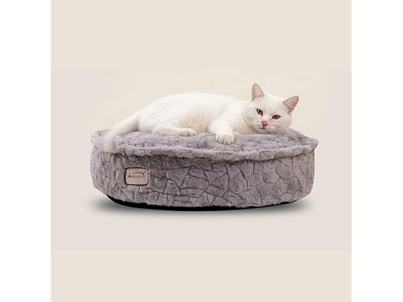 Armarkat Luxury Round Pet Bed with Thick Cushion