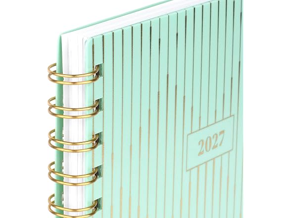 Mead Cambridge 2027 Planner, Weekly & Monthly, 5.5" x 8.5", Glimmer (1843-200-27)