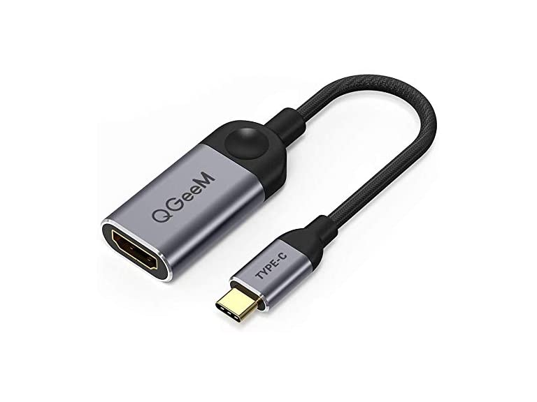 QGeeM USB C to HDMI Adapter 4K Cable