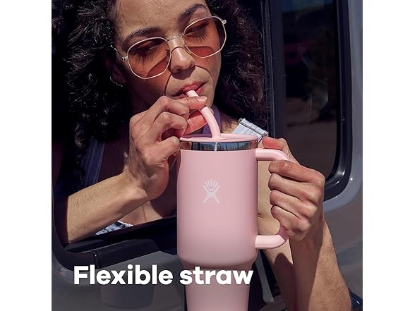 Hydro Flask Travel Tumbler, 32 Oz, Honey Ombre