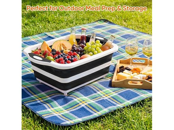 ROTTOGOON Collapsible BBQ Prep Tub