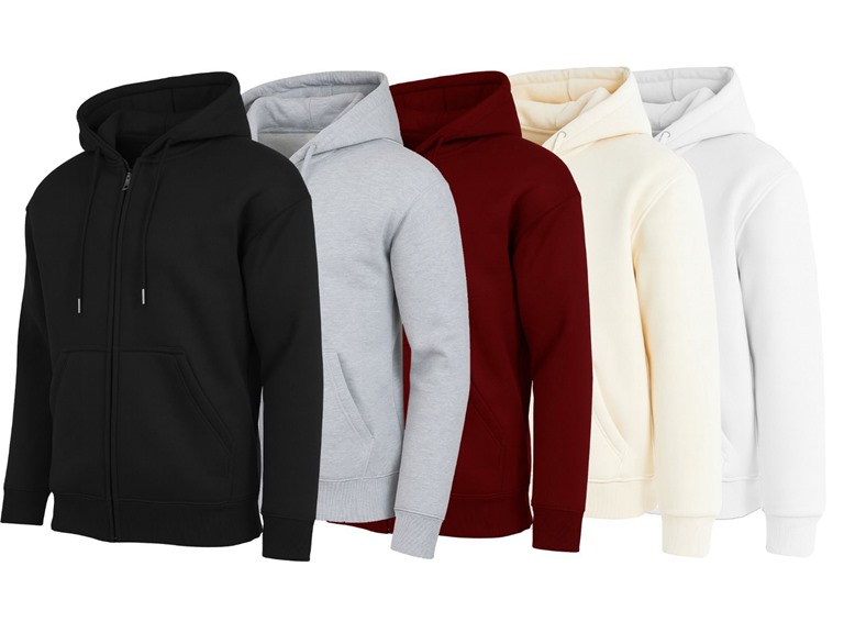3Pk Sherpa-Lined Full Zip Hoodie (S-3XL)
