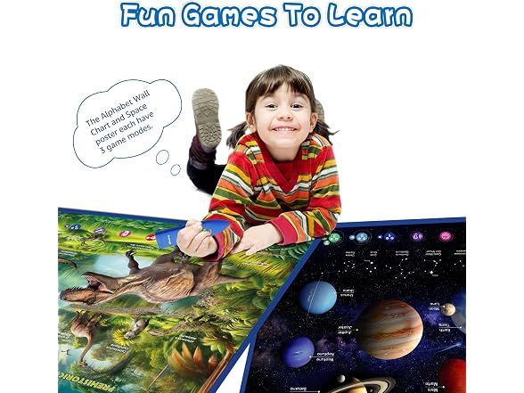 Interactive Space and Dinosaur Poster