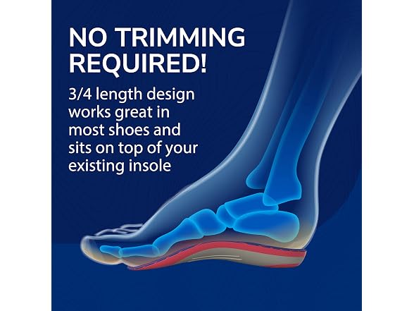 Dr Scholls Orthotics 3/4 Length Arch Support