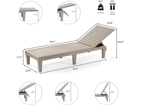 Nestl Lounge Chair Outdoor, Set of 6